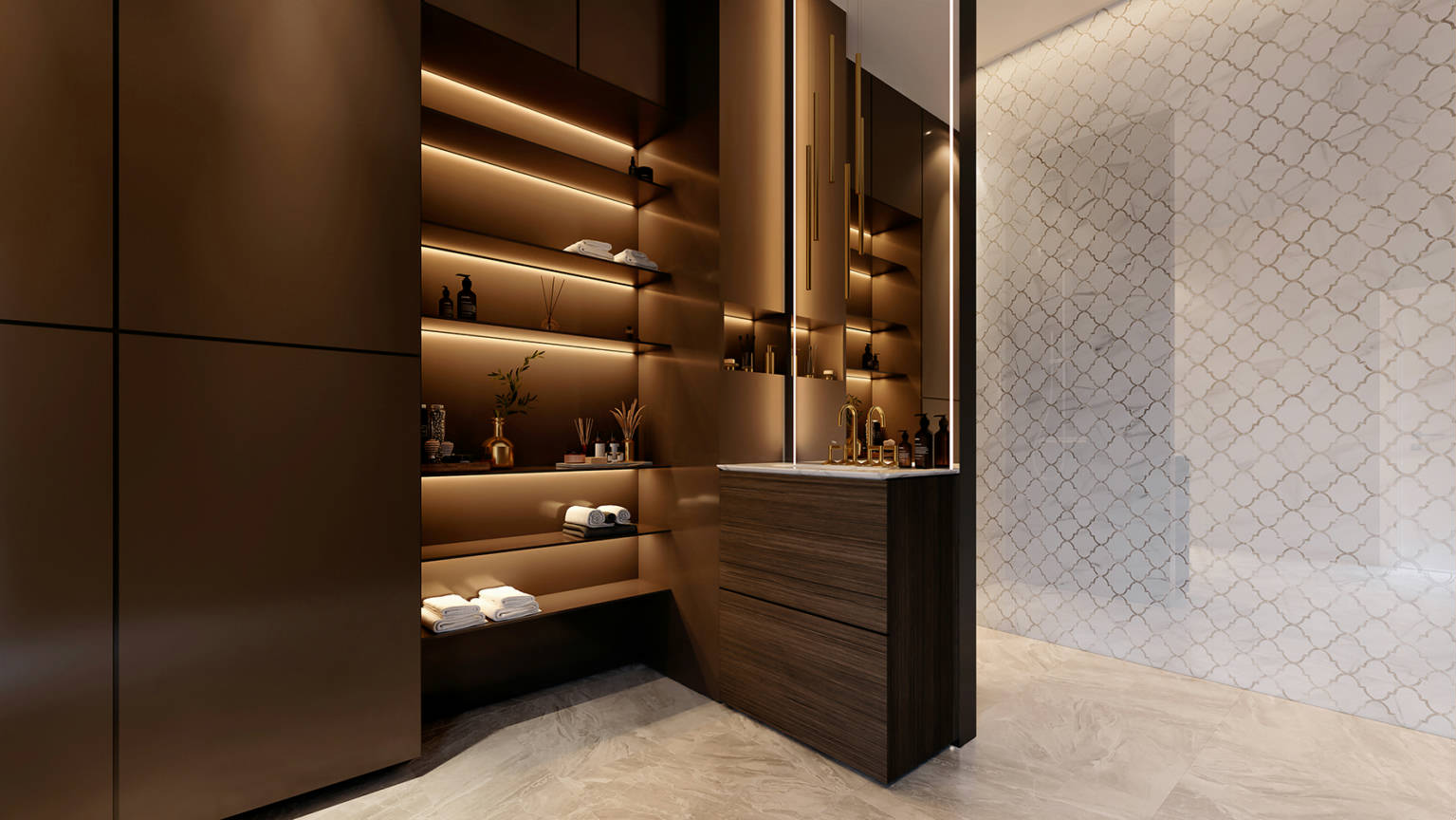 Ardor Infatuation Arabesque Polished Mosaic 2 0 | Tiles By Kia