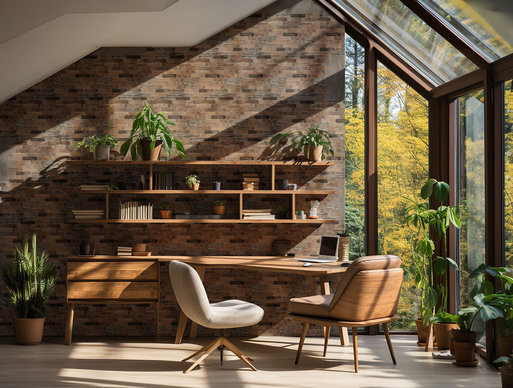 Beige Brown Mix Wood | Tiles By Kia