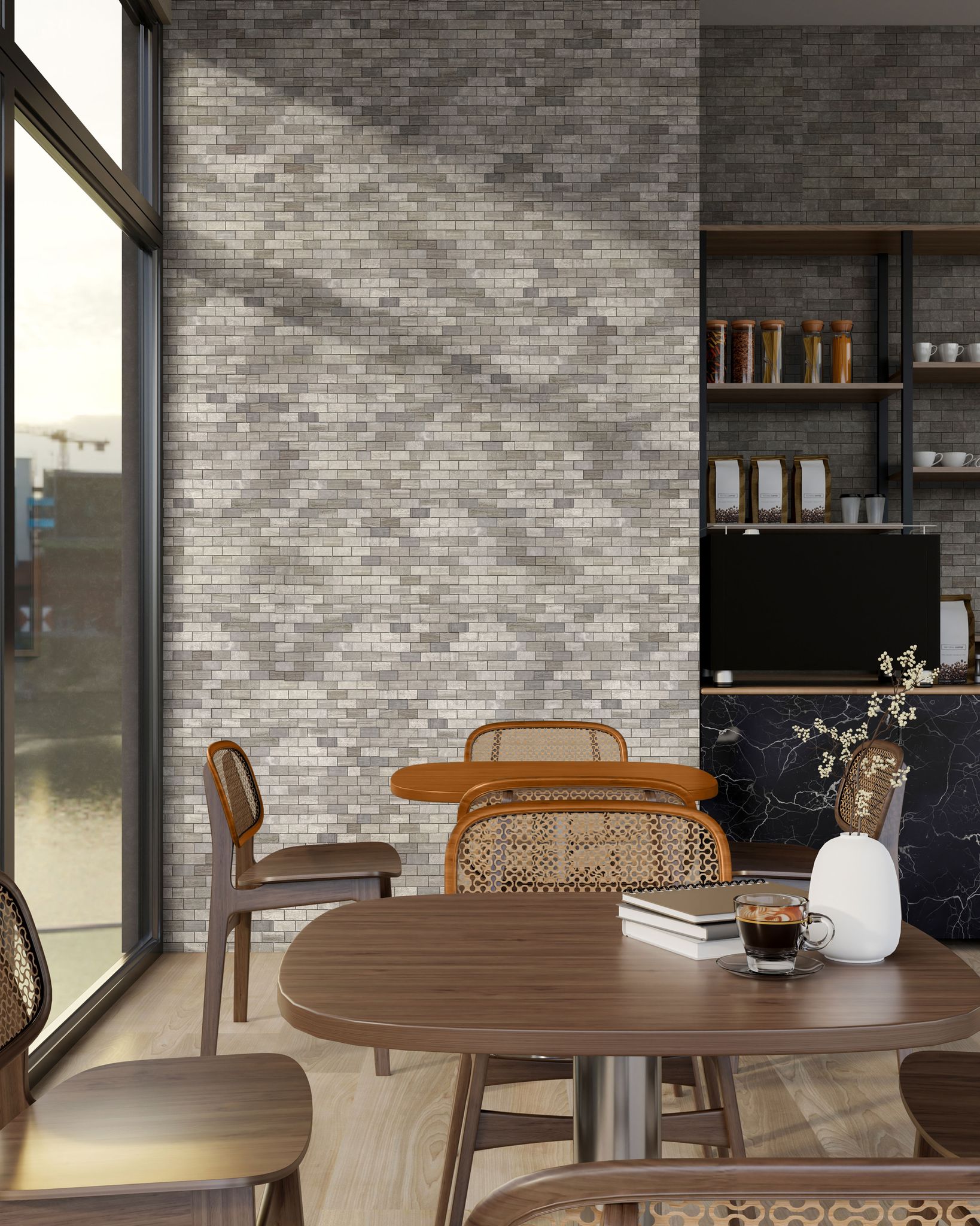 Brick Limestone Multi Finish Grey 3 | Tiles By Kia