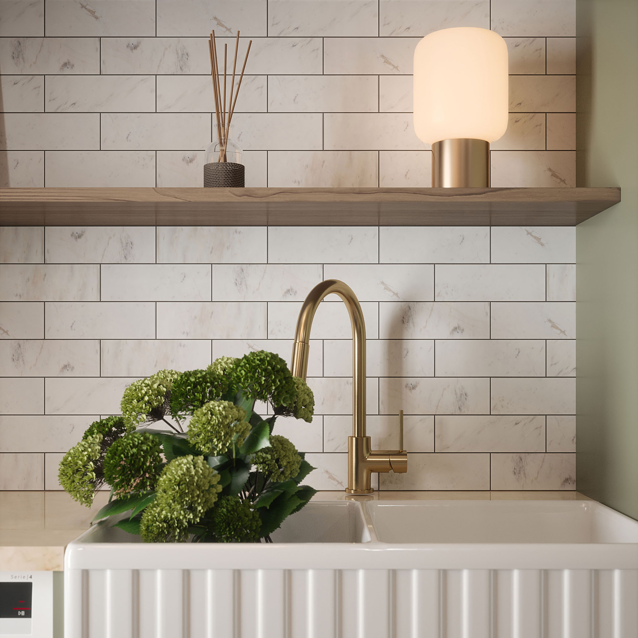 Camellia Field Tile | Tiles By Kia
