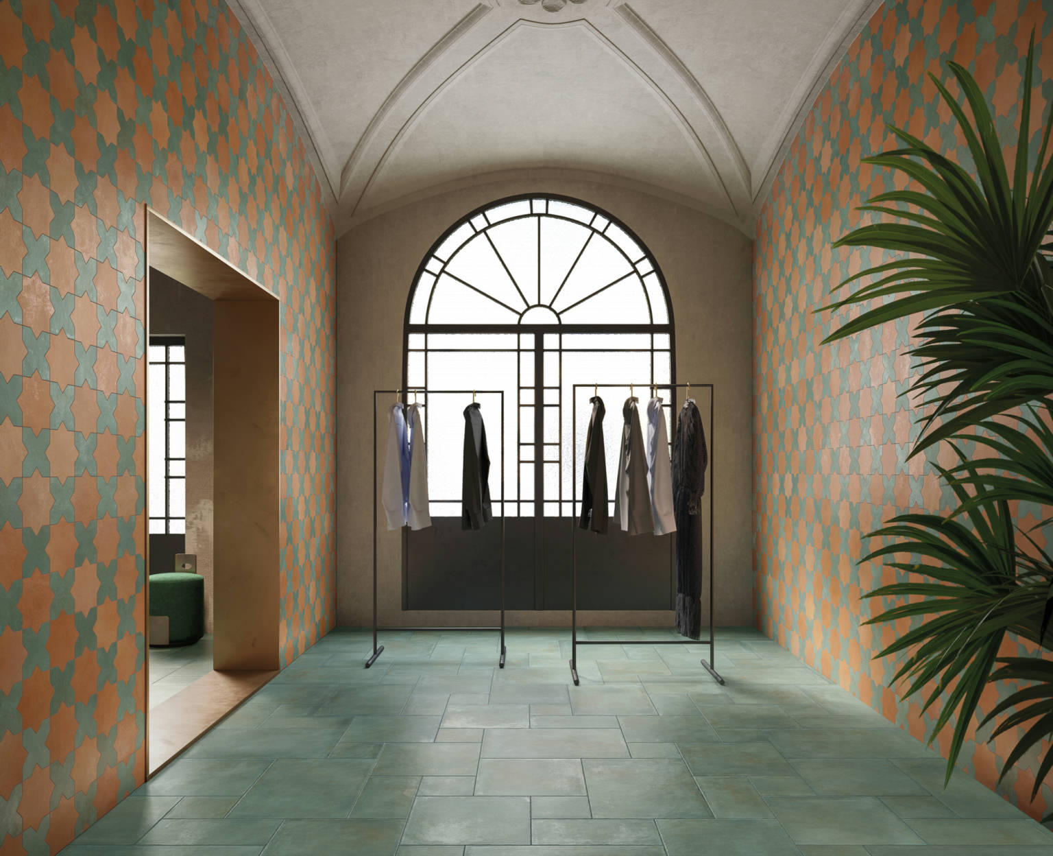Charleston Kiawah Green Modular | Tiles By Kia