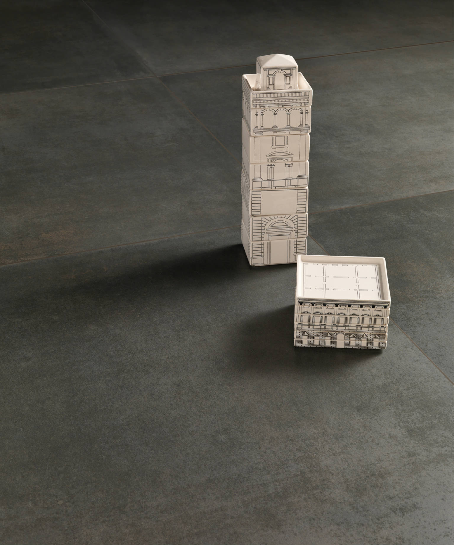 Charleston Palms Steel 16X16 | Tiles By Kia