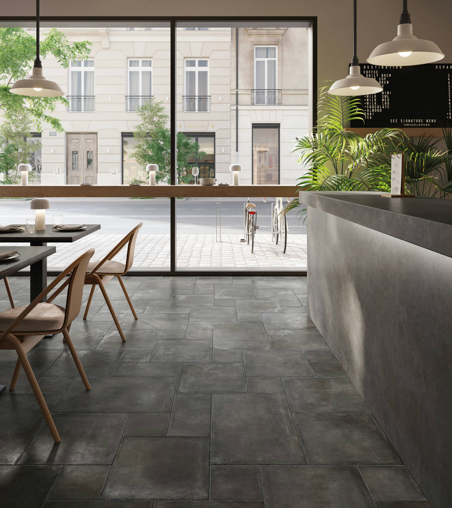 Charleston Palms Steel Modular | Tiles By Kia