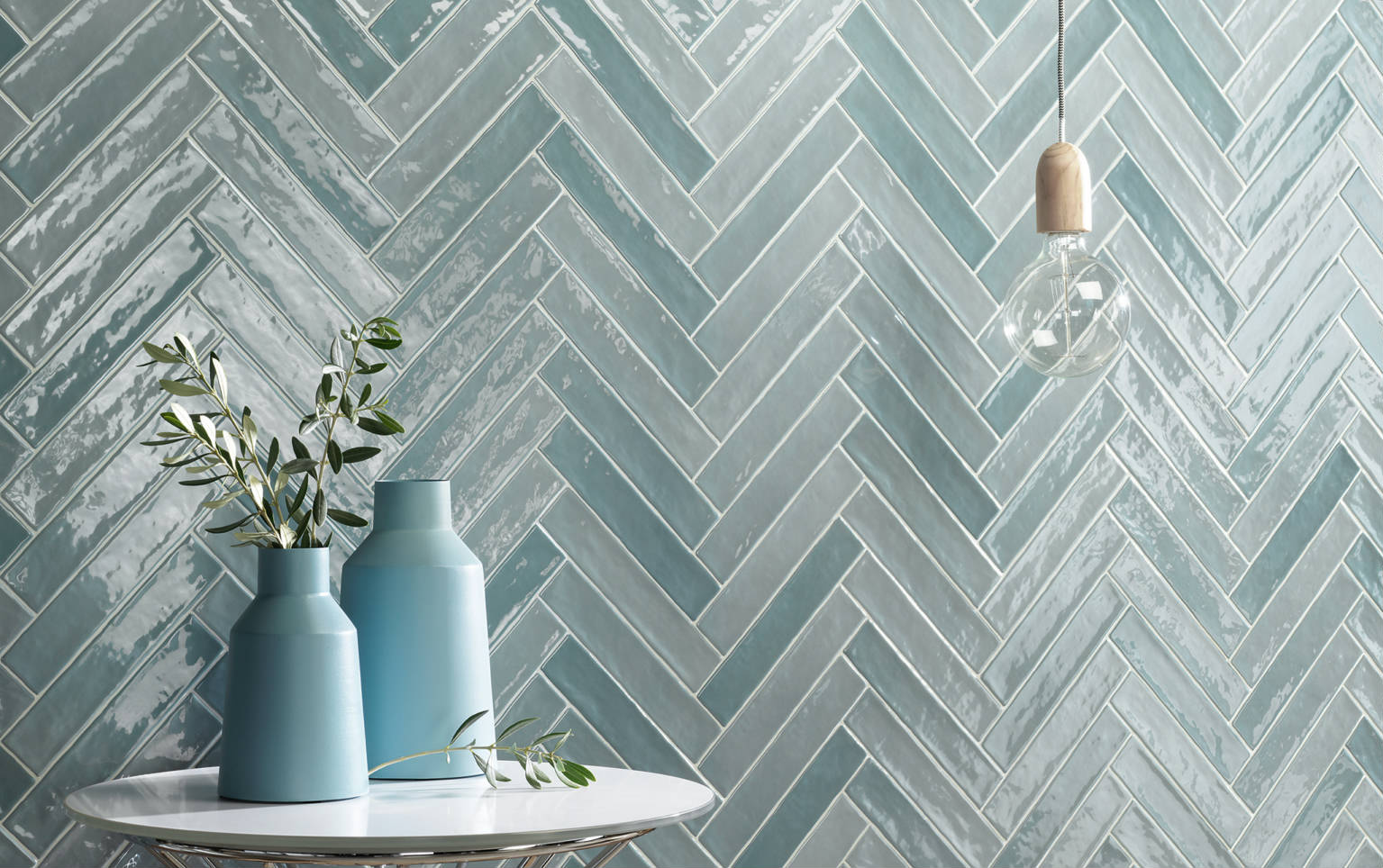 Colours Aqua Mix 2x10 | Tiles By Kia