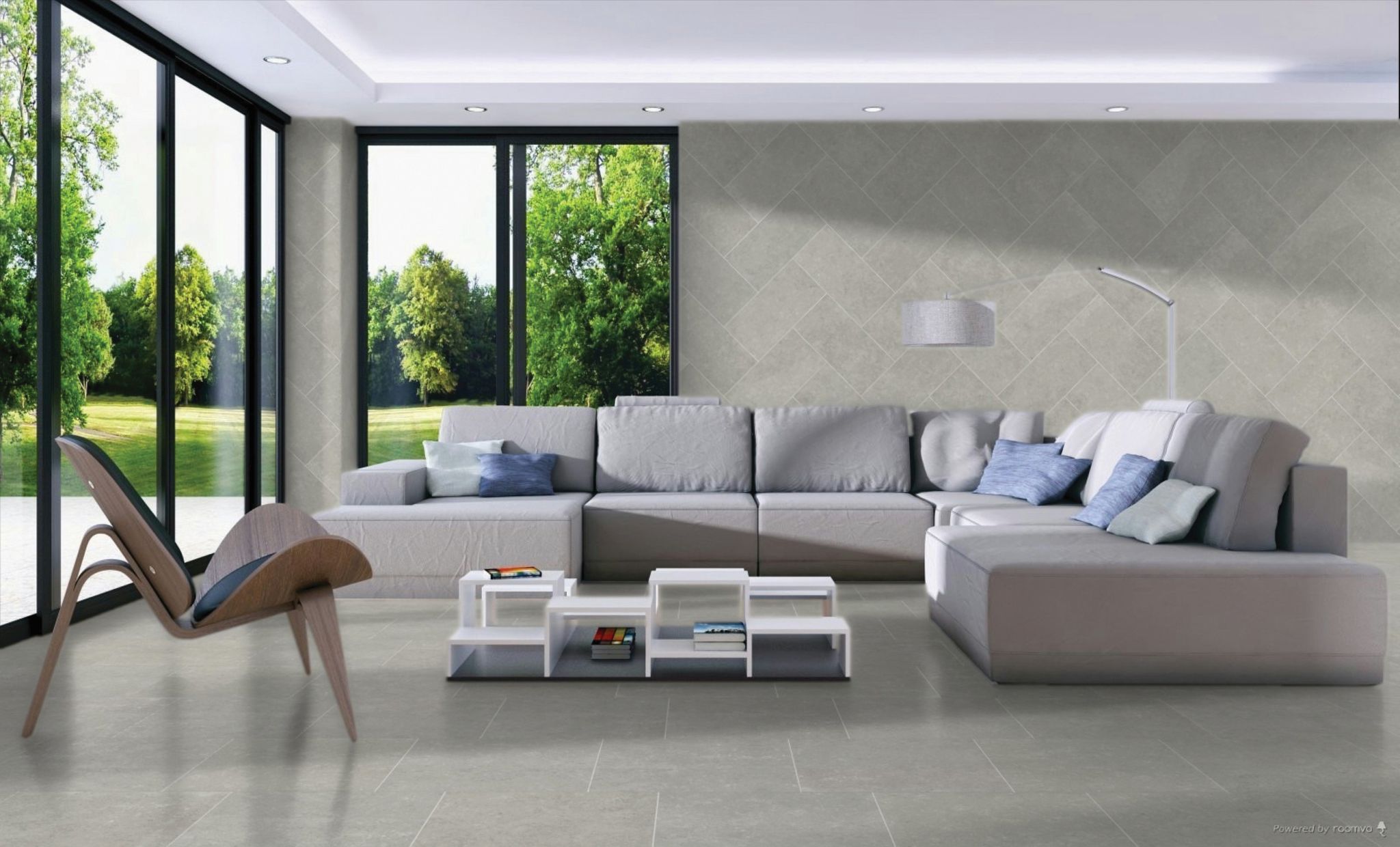 Denver Graphite Matte 12x24 - 20x20 | Tiles By Kia