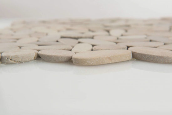 Driftwood Tan Flat Pebble | Tiles By Kia