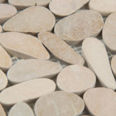 Driftwood Tan Flat Pebble | Tiles By Kia