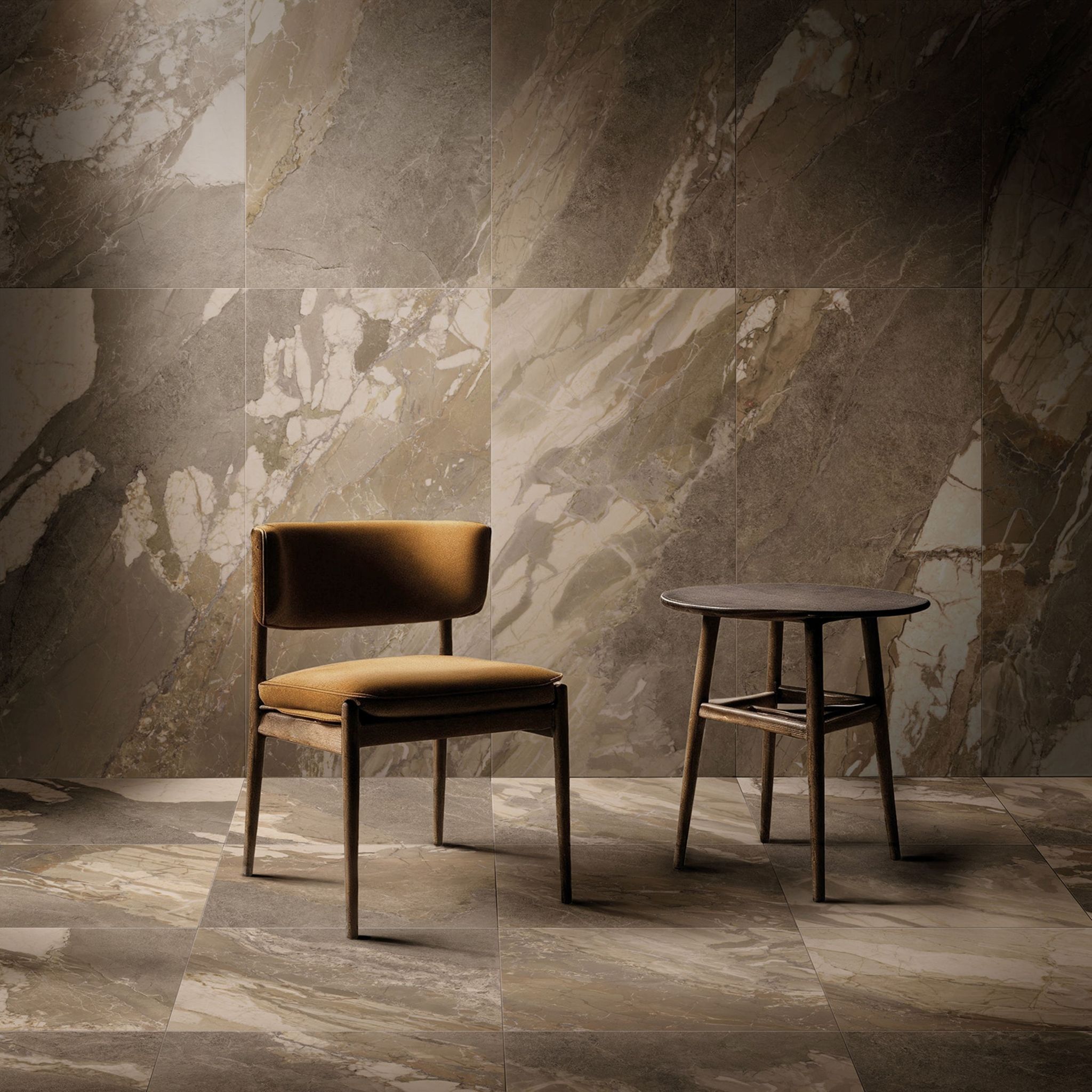 Dynasty Taupe Polished/Matte 24x48  | Tiles By Kia