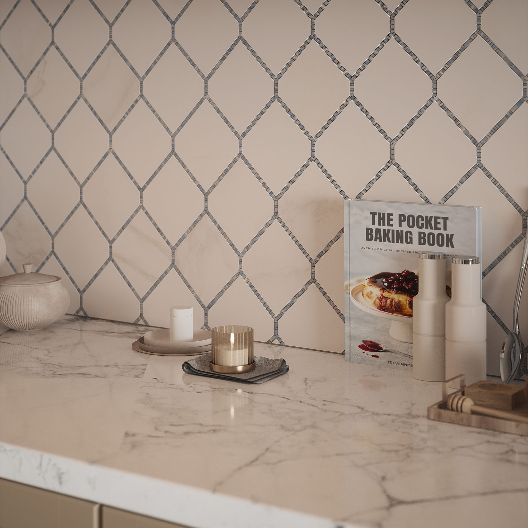 Elm Blue Mosaic 0 | Tiles By Kia