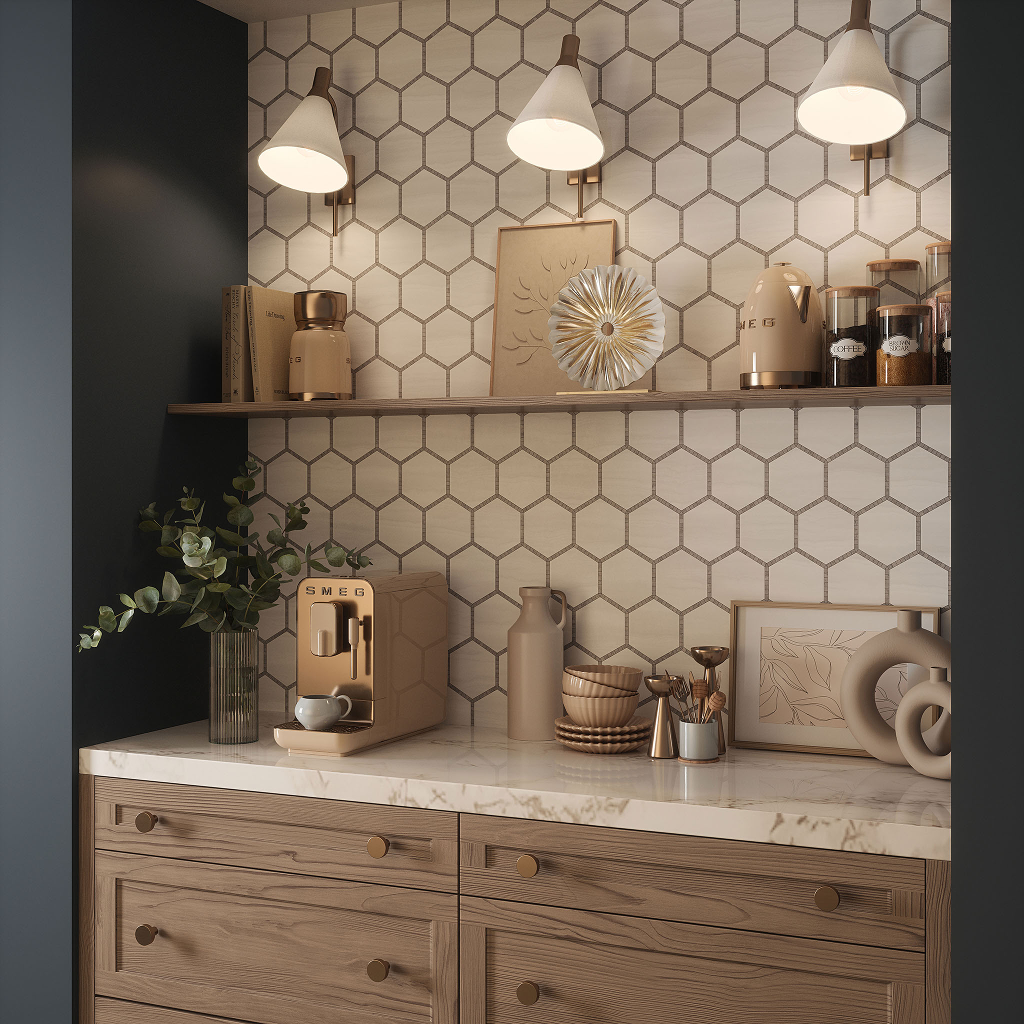 Gram Grey Mosaic | Tiles By Kia