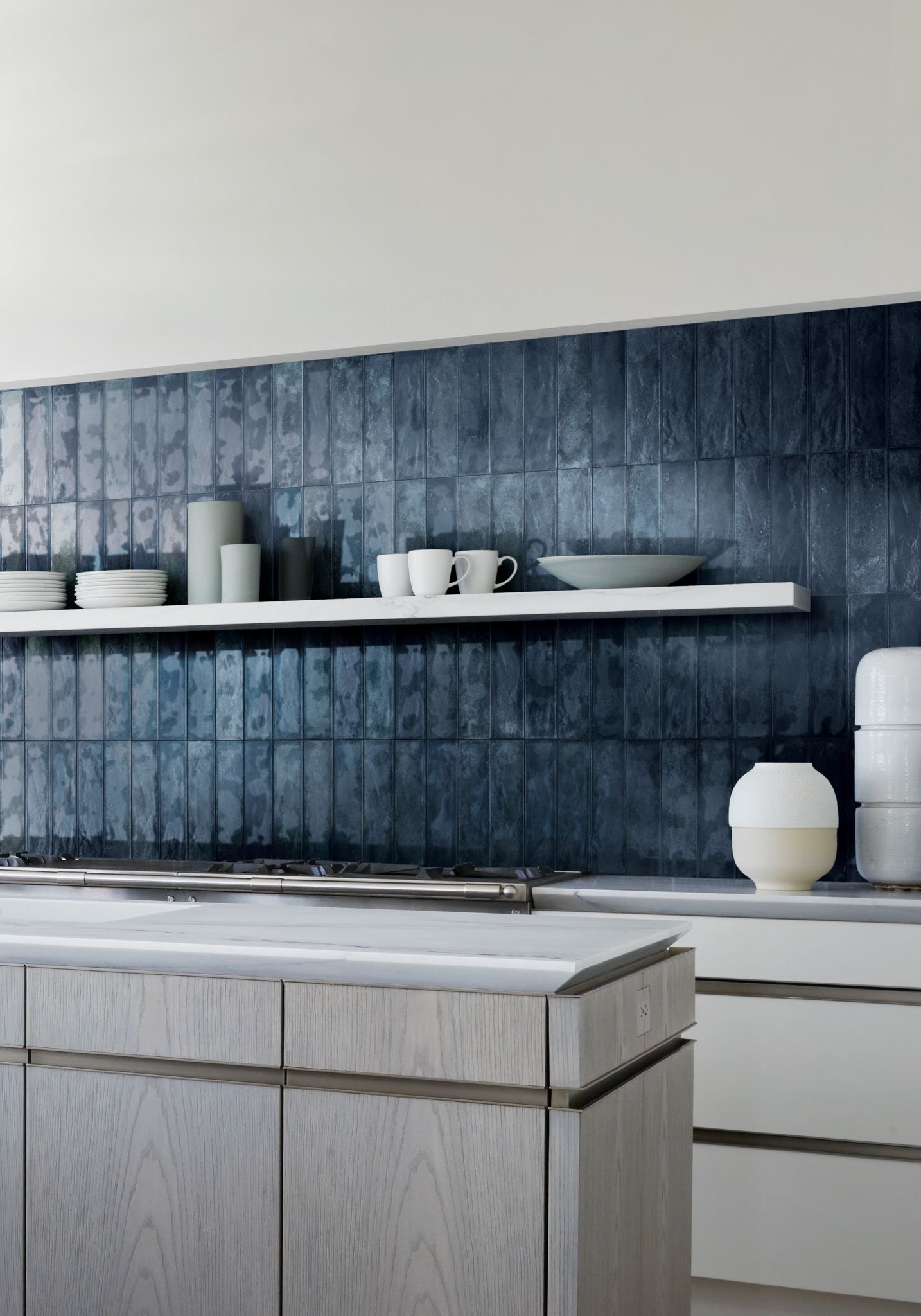 Grand Cayman 3x12" West Bay Blue | Tiles By Kia