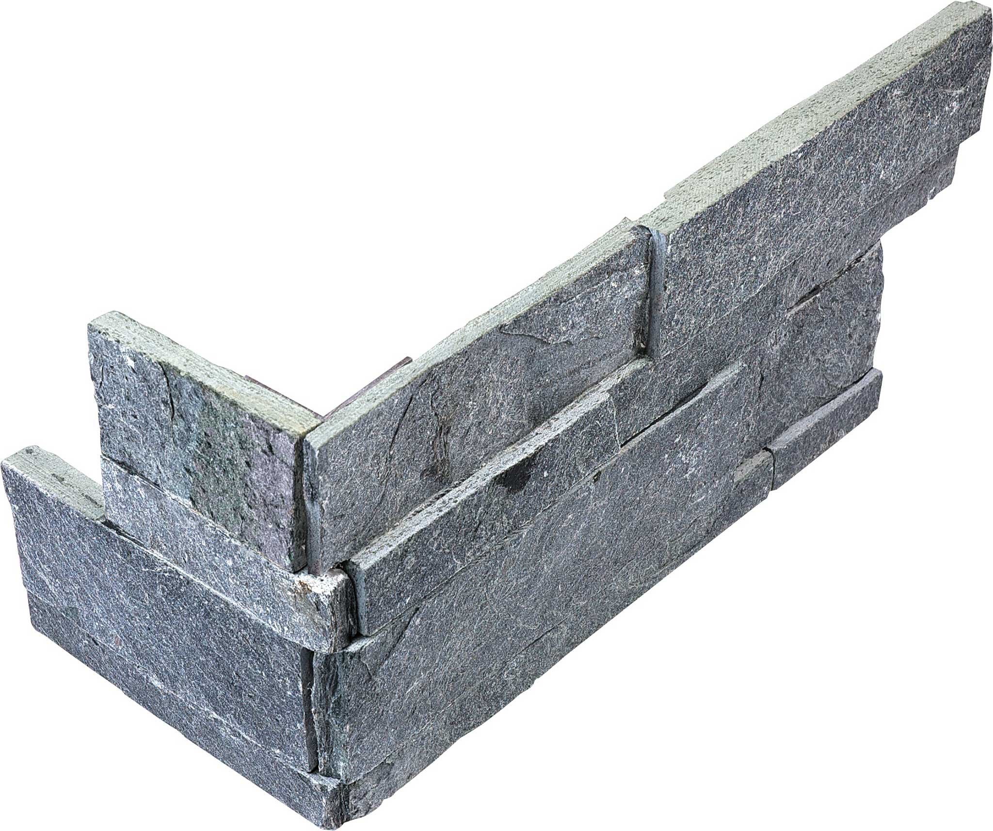 Ledger Stone 6x18 Astro Silver Assembled Corner