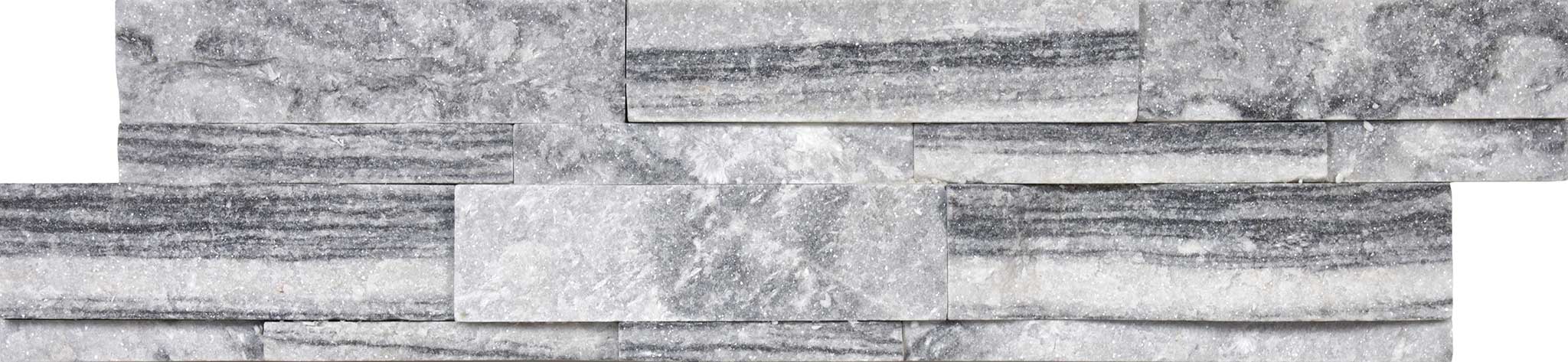 Ledger Stone 6x24 Nordic Crystal Split Face
