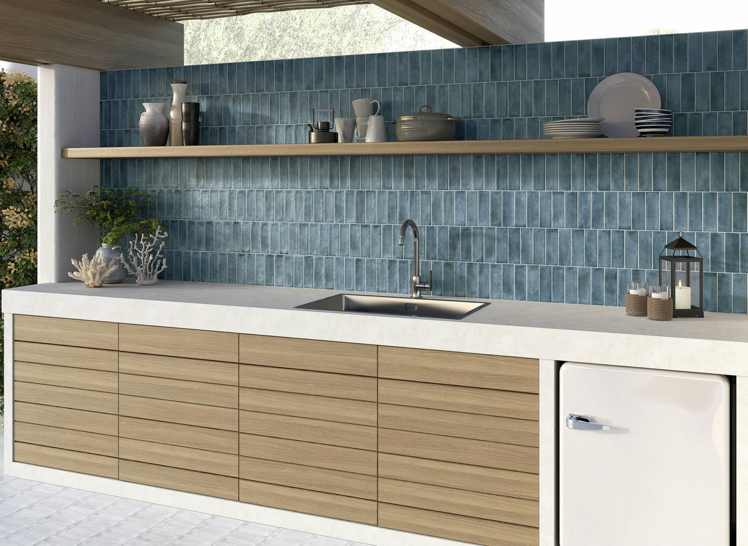 Lisbon 2X6 Blue | Tiles By Kia