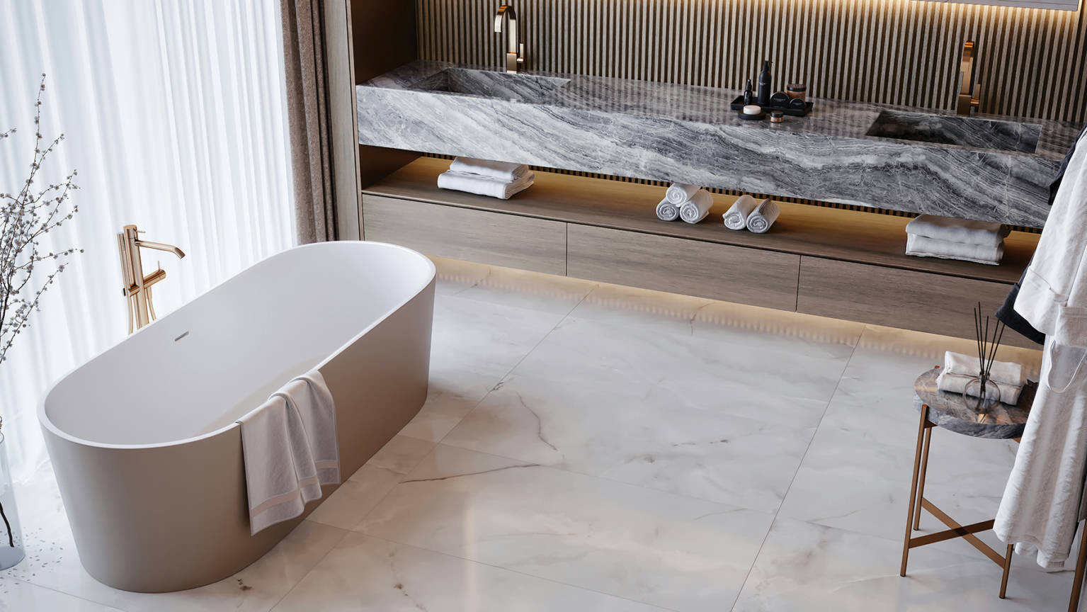 Luxury Sorrento Onyx 24x48 2 | Tiles By Kia