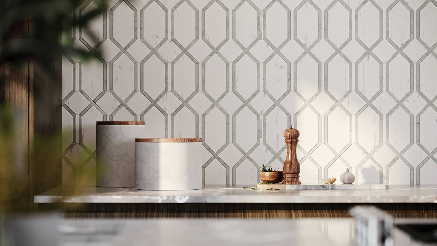 Luxury Statuario Venezia Modella Mosaic 2 | Tiles By Kia