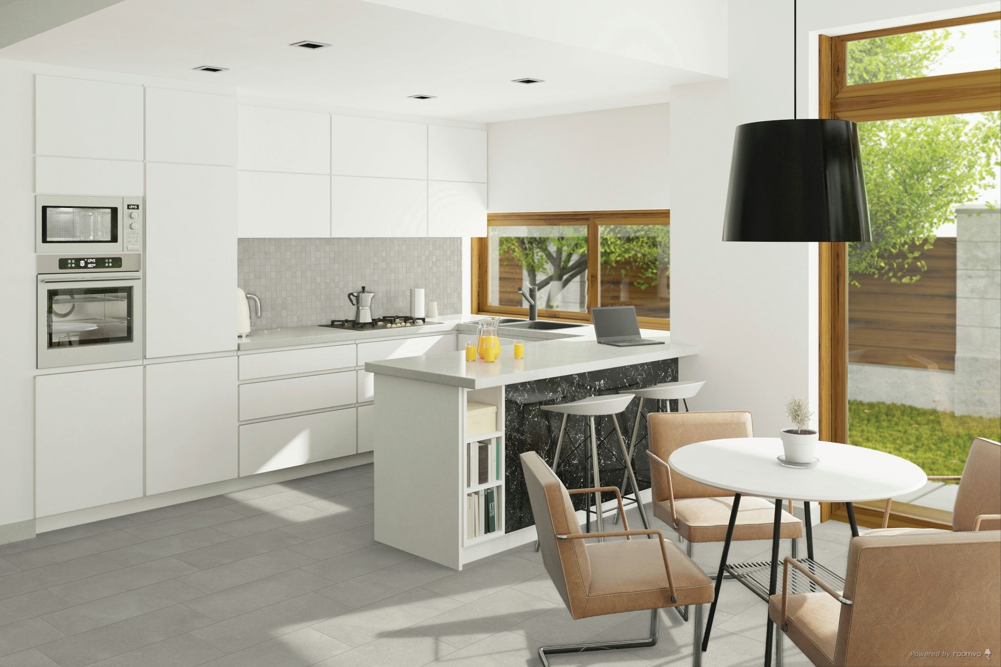 Madison 12x24 and 2x2 Glacier Matte 2 | Tiles By Kia