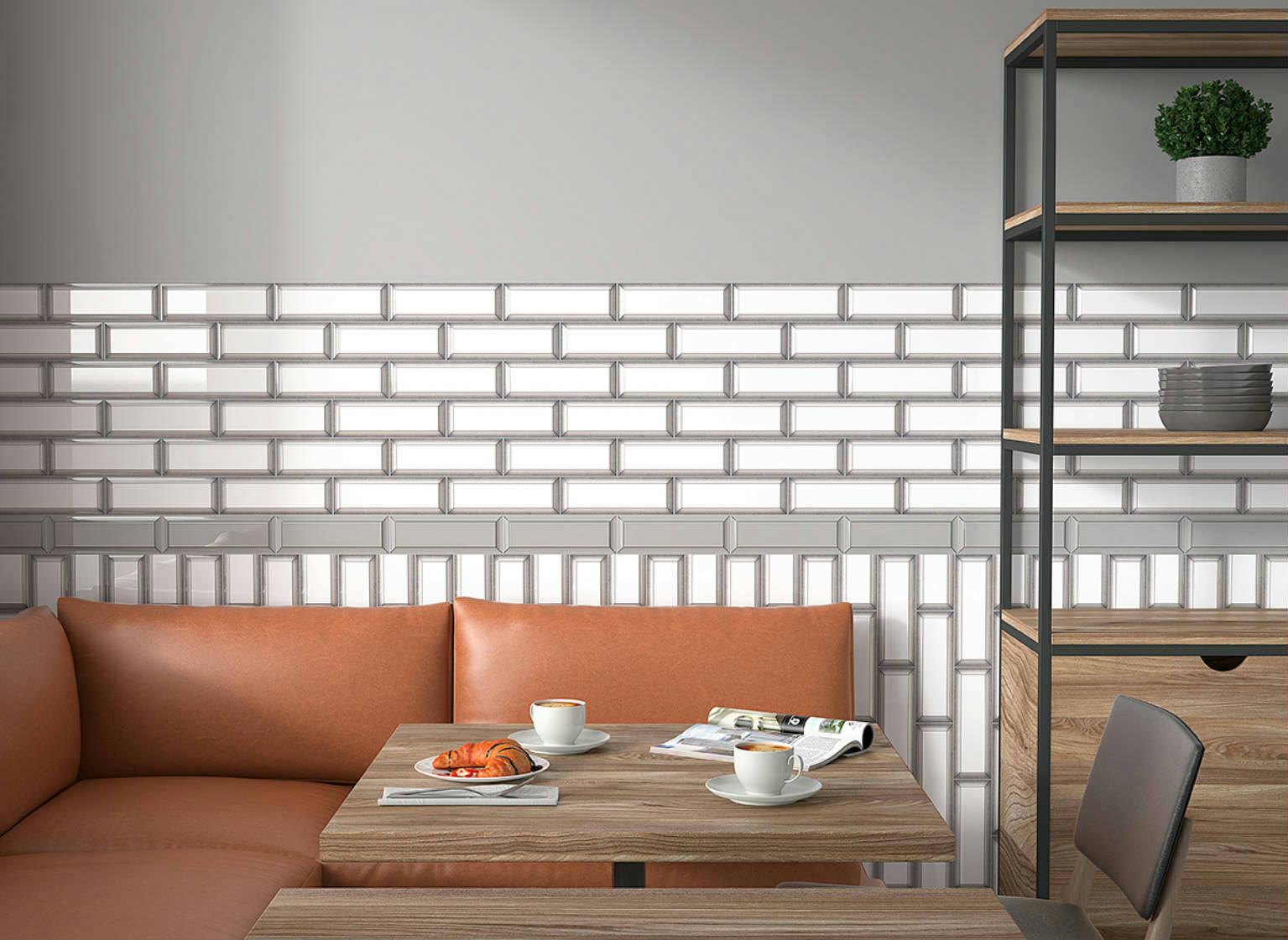 Marco 3X9 Blurred Black | Tiles By Kia