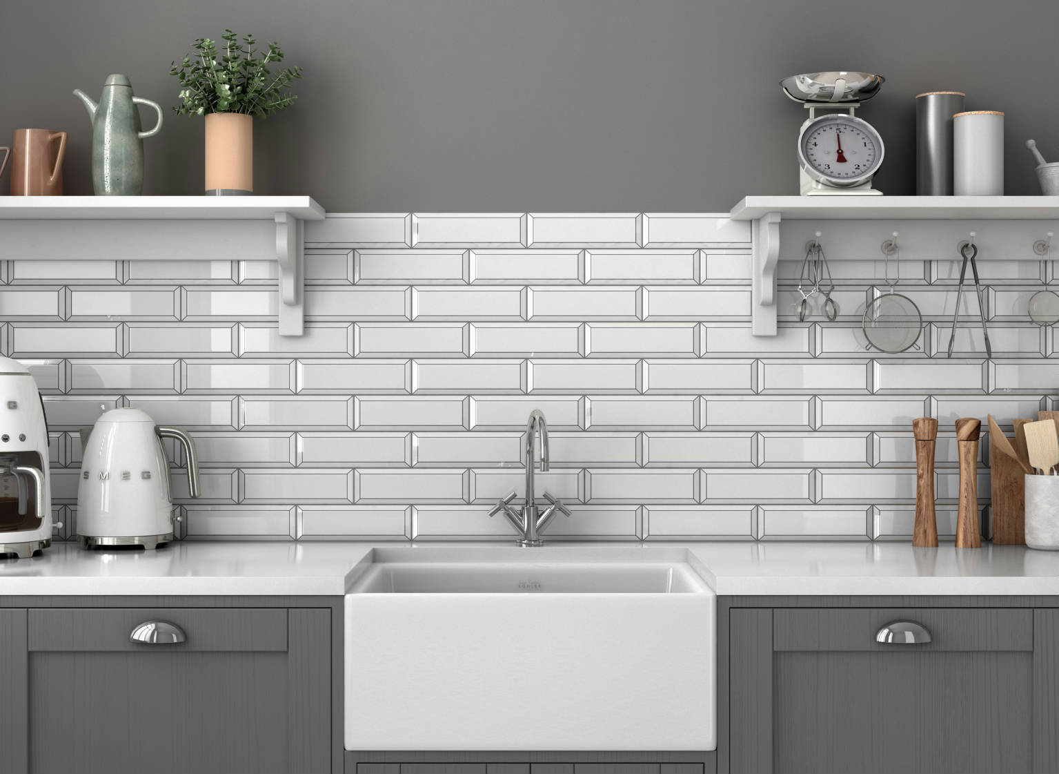 Marco 3X9 White | Tiles By Kia