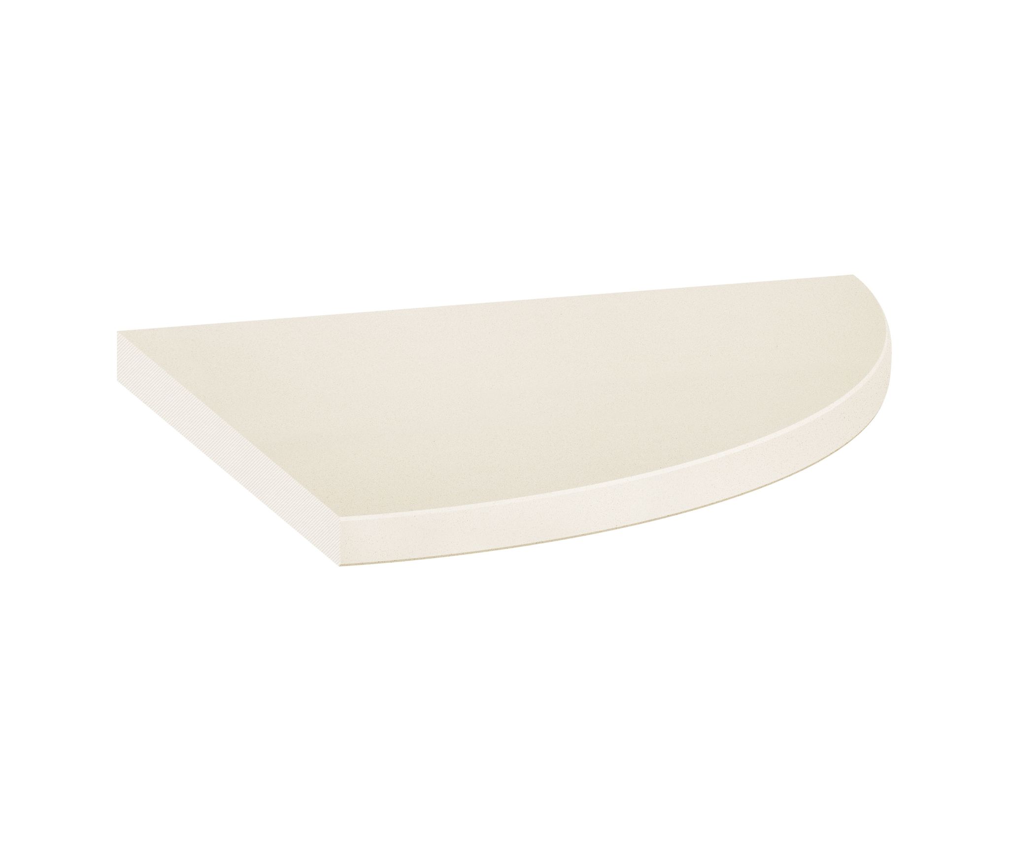 Marmiline Ivory 9×9 Corner Shelf
