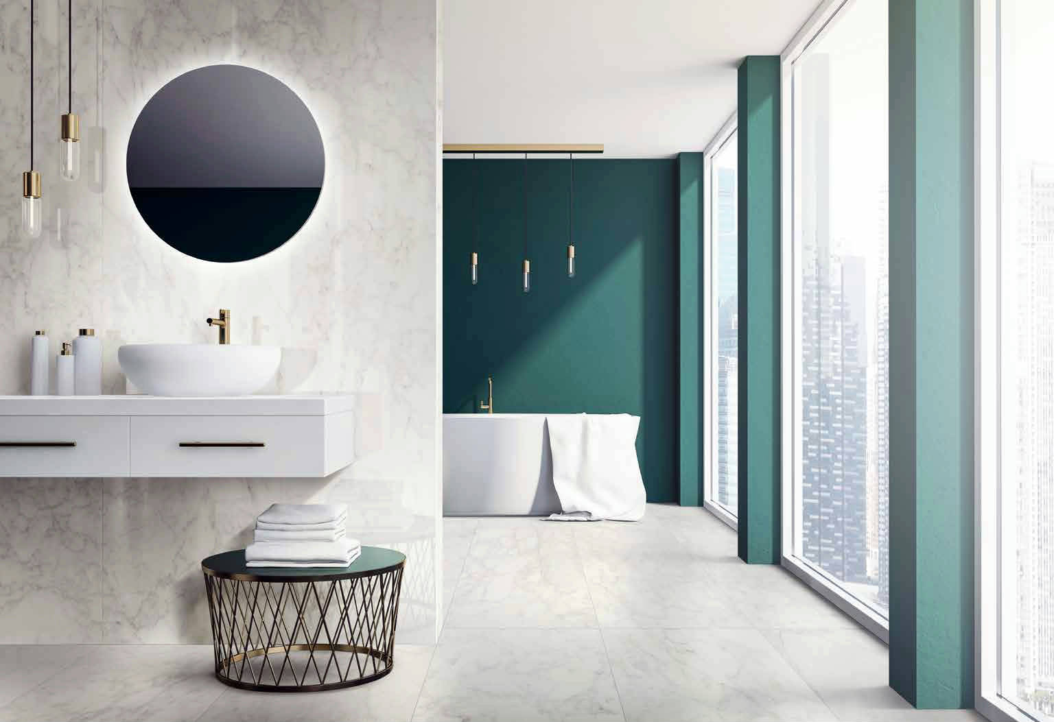 Mystique 24x48" Matte Glamour White | Tiles By Kia