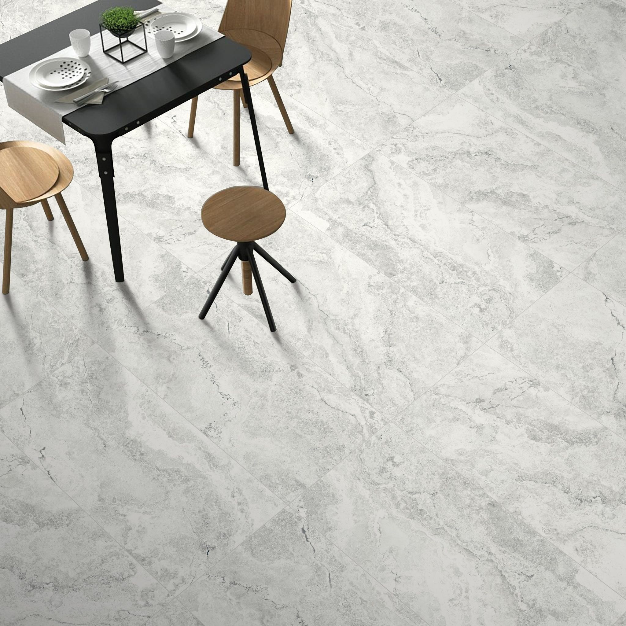 Portofino 24x48F Bianco | Tiles By Kia