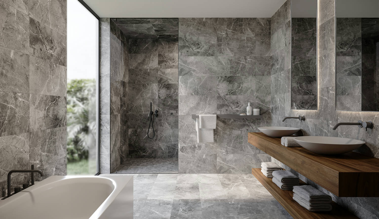 Regency Carbon Matte 12x24 | Tiles By Kia