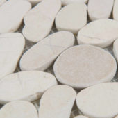 Serenity Ivory Flat Pebble | Tiles By Kia