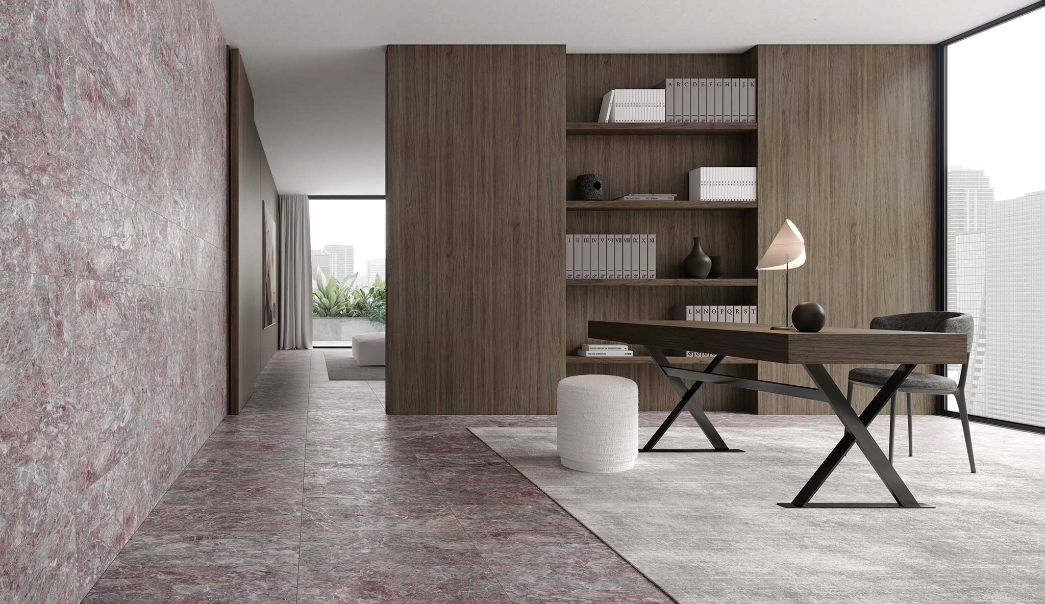 Sereno Burgundy 0 | Tiles By Kia