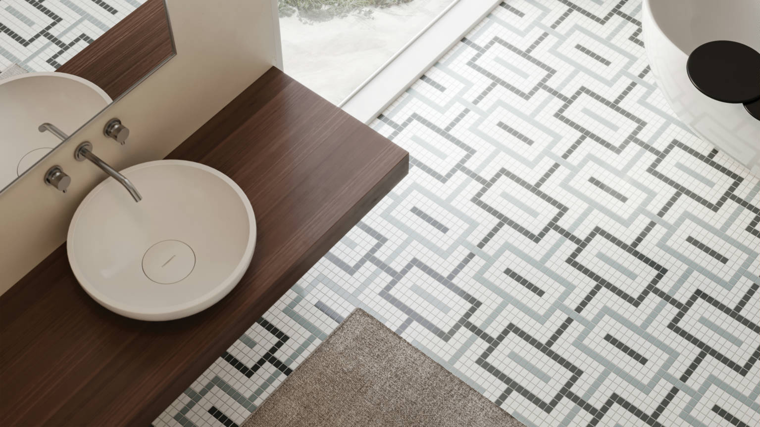 Traditions Dawn Chain Mosaic 3 | Tiles By Kia
