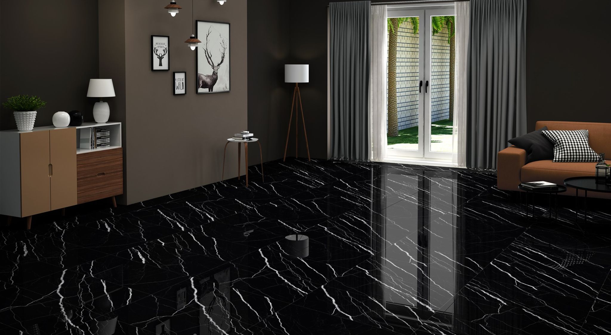 Treasure Midnight Nero 24x48 | Tiles By Kia