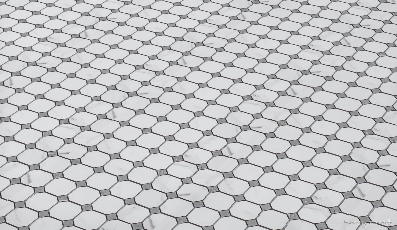 Treasure Statuario Octagon / Dot | Tiles By Kia