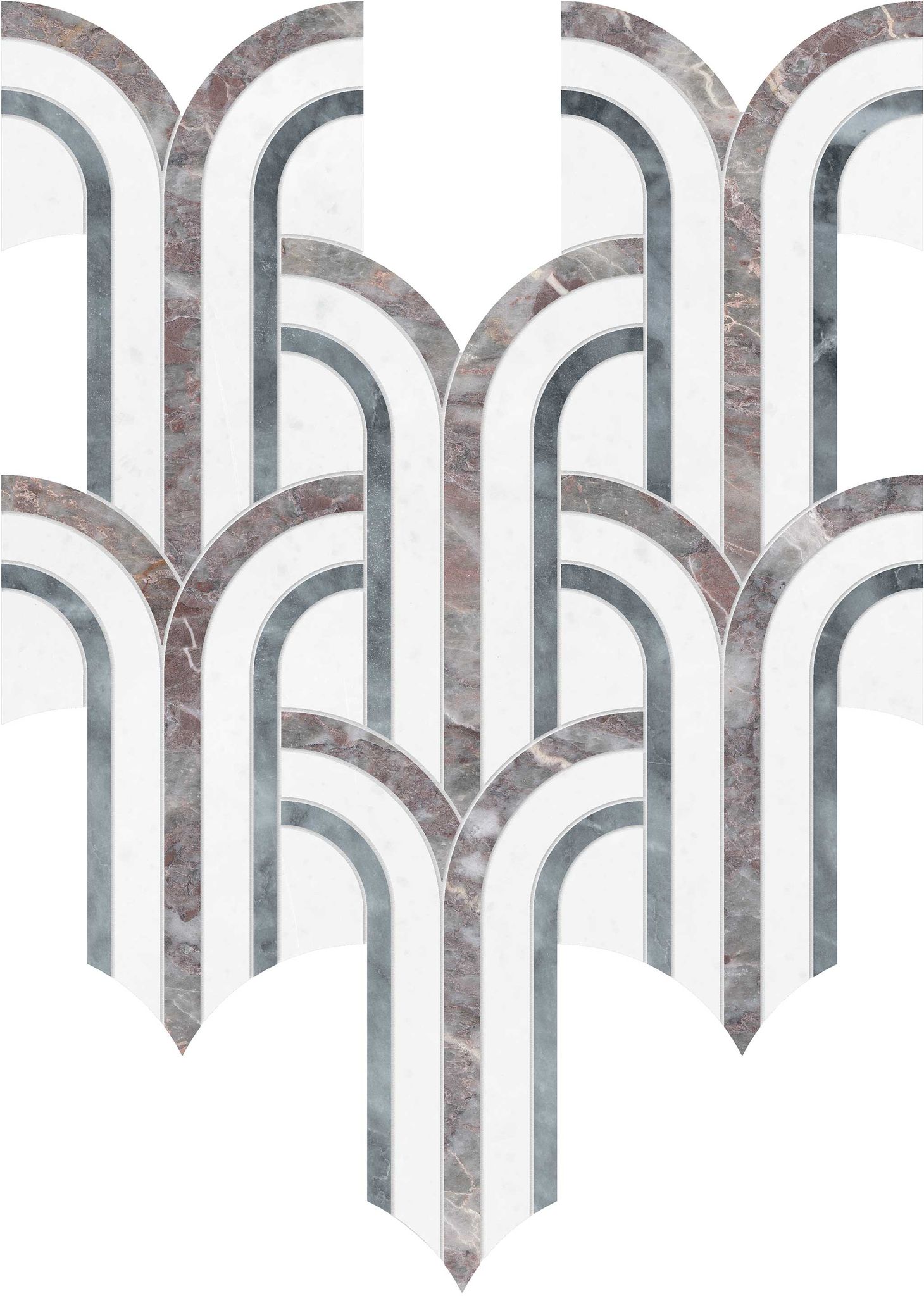 Utopio Florence Blush Mosaic