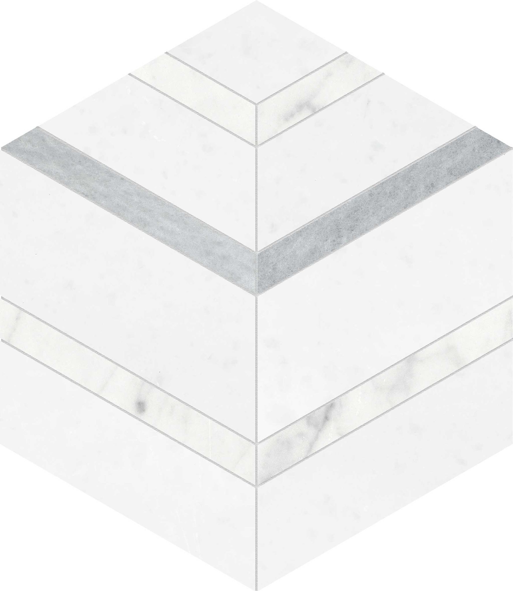Utopio Hexo Dove Mosaic