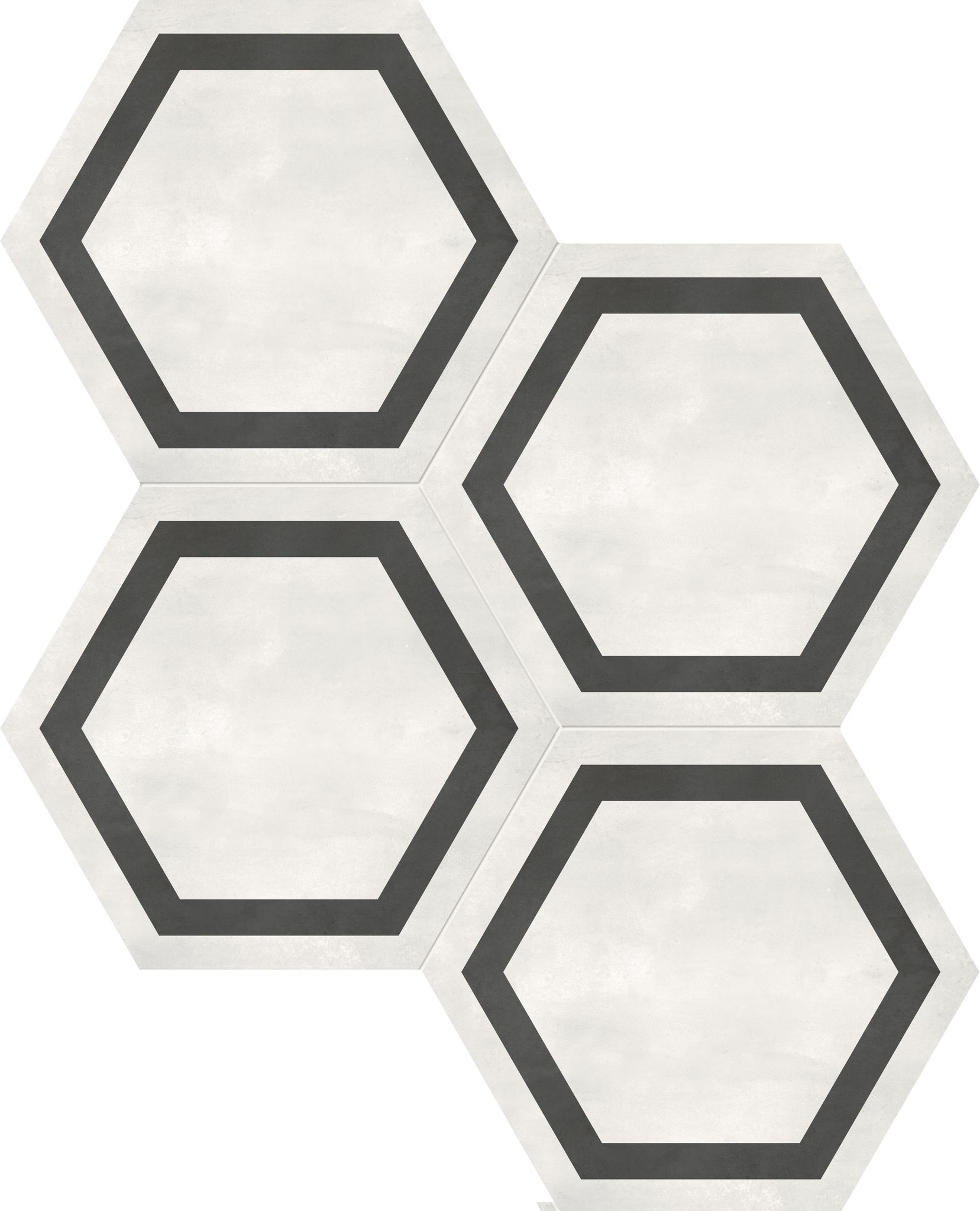 Form 7" Hexagon Frame Ivory