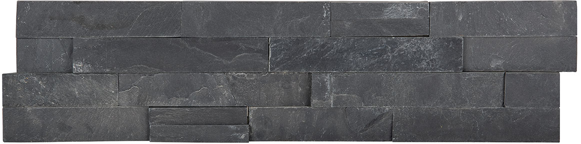 Ledger Stone 6x24 Carbon Split Face Corner