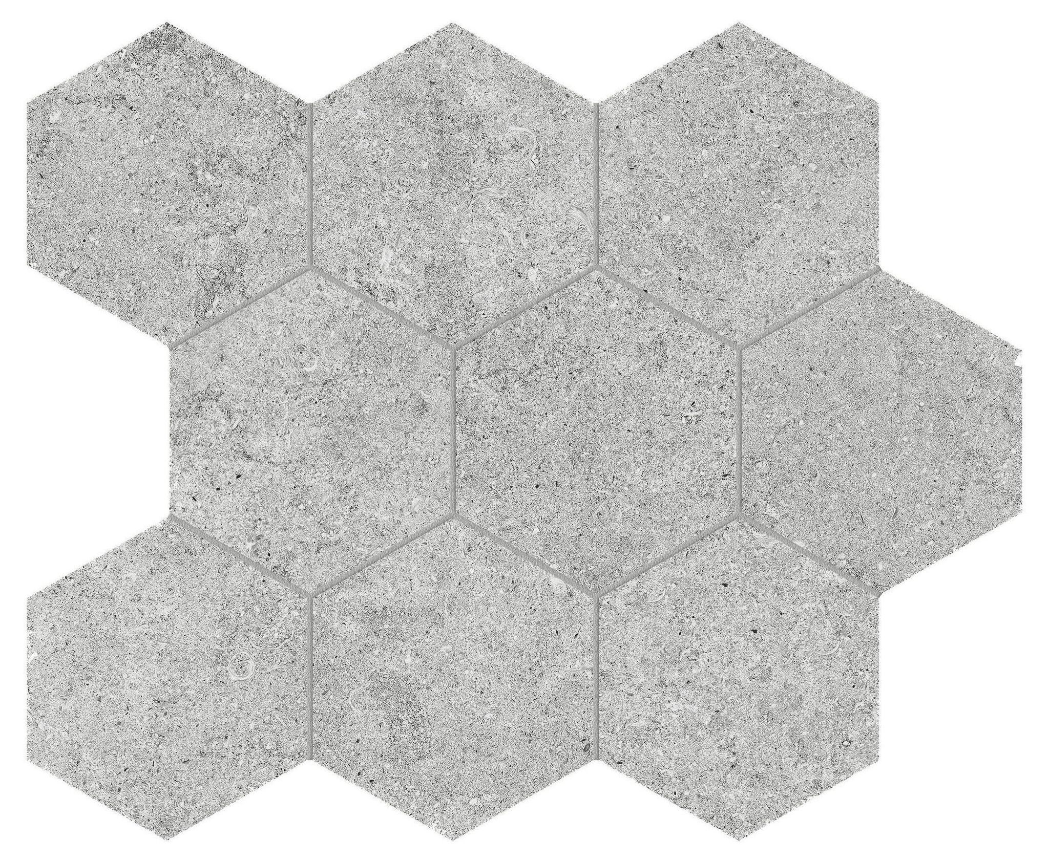 Lithoform 4″ Hex Crosscut Twilight