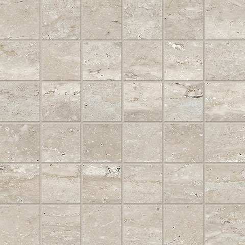 Saturnia 2×2 Mosaic Silver Matte