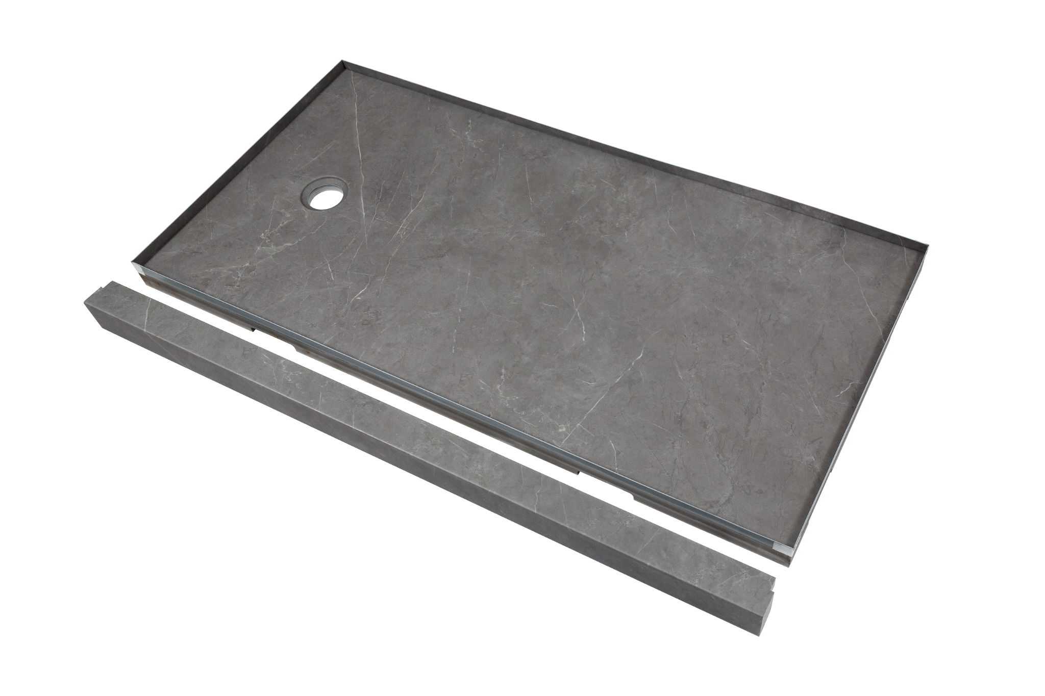 Shower Pan 36x60 Graphite Slate